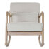 Кресло DKD Home Decor Бежевый Натуральный древесина каучукового дерева Sixties 66 x 85 x 81 cm