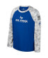 ფოტო #3 პროდუქტის Big Boys Royal, Camo Air Force Falcons OHT Military-Inspired Appreciation Dark Star Raglan Long Sleeve T-shirt