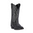 Фото #4 товара Laredo Maddie Embroidery Round Toe Cowboy Womens Black Casual Boots 51110