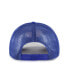 Men's Royal Brooklyn Dodgers Cooperstown Collection Foam Logo Trucker Adjustable Hat