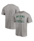 Фото #2 товара Men's Heathered Gray Miami Hurricanes First Sprint Team T-shirt