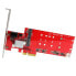 Фото #5 товара StarTech.com 2x M.2 NGFF SSD RAID Controller Card plus 2x SATA III Ports - PCIe - PCIe - M.2 - Full-height / Low-profile - PCIe 2.0 - CE - FCC - Marvell - 88SE9230