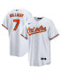 Men's Jackson Holliday White Baltimore Orioles Home Replica Player Jersey