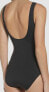 Фото #2 товара Tommy Bahama Women's 189200 Black Pearl One-Piece Swimsuit, Size 8