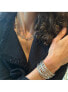 Фото #2 товара Rivka Friedman rhodium Polished Paperclip Strand Chain Necklace