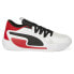Фото #1 товара Puma Court Rider Chaos Basketball Mens White Sneakers Athletic Shoes 37776701