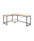 Фото #1 товара L Shaped Desk Corner Computer Desk PC Laptop Gaming Table Workstation