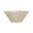 Rufolo Glass Gold Large Deep Bowl