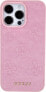 Guess Guess GUHCP15LP4EPMP iPhone 15 Pro 6.1" różowy/pink hardcase Leather 4G Stamped