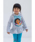 ფოტო #3 პროდუქტის Encanto Mirabel Girls Fashion Pullover Fleece Hoodie Legging Toddler |Child