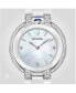 ფოტო #3 პროდუქტის Women's Rubaiyat Diamond (1/3 ct. t.w.) Stainless Steel and White Ceramic Bracelet Watch 35mm