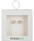 14k Gold-Plated Cubic Zirconia Triangle Stud Earrings