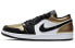 Фото #1 товара Кроссовки Nike Air Jordan 1 Low Gold Toe (Золотой, Черный)