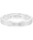 ფოტო #2 პროდუქტის Men's White Tungsten Carbide Ring, Wedding Band (3mm)