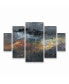 Фото #1 товара Joyce Combs Mountains in the Mist III Multi Panel Art Set Large Diamond - 19" x 41.5"