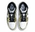 Кроссовки Nike Air Jordan 1 Mid Metallic Gold Black White (Золотой)