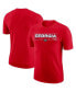ფოტო #1 პროდუქტის Men's Red Georgia Bulldogs Wordmark Stadium T-shirt