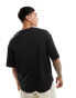 Timberland oversized t-shirt with central logo in black