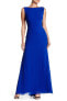 Фото #1 товара Tadashi Shoji 154156 Women's Sleeveless Gown Scoop Neck Marina Sz. 0