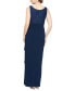 ფოტო #4 პროდუქტის Petite 2-Pc. Lace Bolero & Gown Set