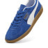 Фото #8 товара Puma Palermo 39646307 Mens Blue Suede Lace Up Lifestyle Sneakers Shoes