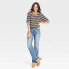 Фото #2 товара Women's High-Rise Vintage Bootcut Jeans - Universal Thread Indigo 10