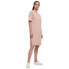 BUILD YOUR BRAND Organic Oversized Short Sleeve Short Dress