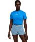 ფოტო #1 პროდუქტის Women's Pro Dri-FIT Short-Sleeve Cropped Training Top