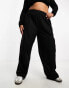 Фото #2 товара ASOS DESIGN Curve elastic waist tailored trouser in black