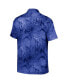 Men's Royal Chicago Cubs Bahama Coast Luminescent Fronds Island Zone Button-Up Camp Shirt