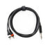 Фото #1 товара MUSIC STORE Insert Cable Jack/RCA 2 m 2x RCA To Stereo Jack