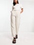Фото #1 товара & Other Stories belted linen trousers in beige