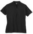 Фото #1 товара Футболка-поло женская черная Page & Tuttle Dot Texture Jersey Short Sleeve Casual 39