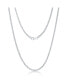 Фото #1 товара Diamond cut Franco Chain 2.5mm Sterling Silver 16" Necklace