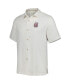 Фото #2 товара Men's White Atlanta Braves Sport Tropic Isles Camp Button-Up Shirt