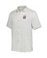 Men's White Atlanta Braves Sport Tropic Isles Camp Button-Up Shirt