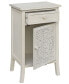 Фото #4 товара Gallerie Decor Antiqued Carved Side Table