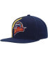 Фото #2 товара Men's Navy Golden State Warriors Hardwood Classics Retroline Snapback Hat