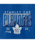 Фото #4 товара Men's Heather Royal Toronto Maple Leafs 2023 Stanley Cup Playoffs Tri-Blend T-shirt