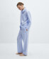 Фото #3 товара Пижама MANGO Two-Piece Cotton Pajamas