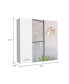 Фото #4 товара Sines Medicine Cabinet, Four Internal Shelves, Double Door - White