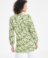 ფოტო #2 პროდუქტის Women's Printed Blouson Blouse