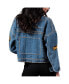 ფოტო #2 პროდუქტის Women's Seattle Seahawks First Finish Medium Denim Full-Button Jacket