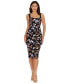 ფოტო #1 პროდუქტის Women's Nicole Floral Sequined Bodycon Dress