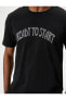 Siyah Erkek T-Shirt 4SAM10105NK