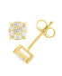 ფოტო #10 პროდუქტის Diamond Stud (1/4 ct. t.w.) in 14k White, Yellow or Rose Gold