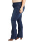 Фото #3 товара Plus Size Paley Mid Rise Bootcut Pull-On Jeans