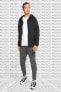 Фото #5 товара Толстовка унисекс Nike Sportswear Fleece Full Zip с капюшоном черная