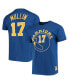 Фото #2 товара Men's Chris Mullin Royal Golden State Warriors Hardwood Classics Name and Number Team T-shirt