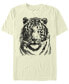 Фото #1 товара Oversized Tiger Men's Short Sleeve T-Shirt